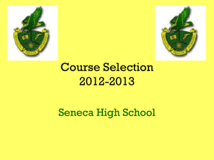 11 th Grade Course Selection Sheet