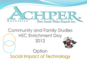 Social Impact of Technology PowerPoint 2012