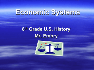 Major Economic Systems
