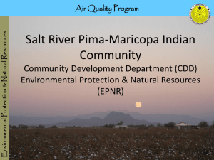 Air Quality Program Environmental Protection & Natural Resources