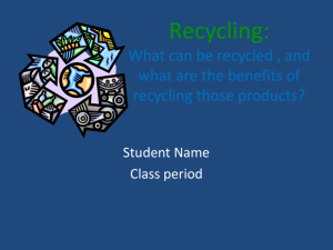 recycling powerpoint
