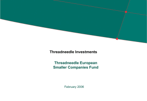 Threadneedle Investments Threadneedle European Smaller