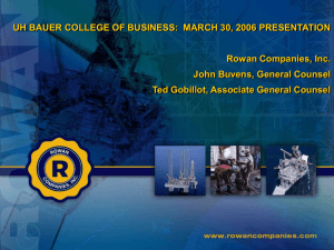 PowerPoint Presentation - C.T. Bauer College of Business