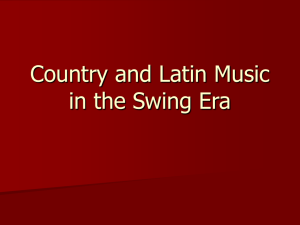 Country Music in the Swing Era
