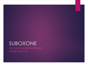 Suboxone Information