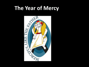 KS4 Assembly for Year of Mercy 2