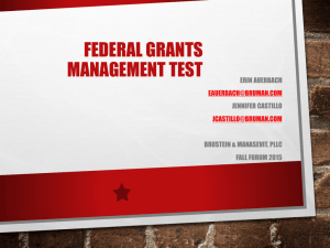 Grant Management Test for State and Local Educational Agencies