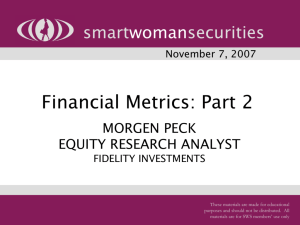 presentation - Smart Woman Securities