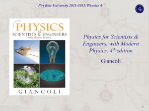 Rotational Dynamics - Piri Reis Üniversitesi