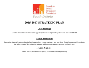 2015-2017 STRATEGIC PLAN Core Ideology