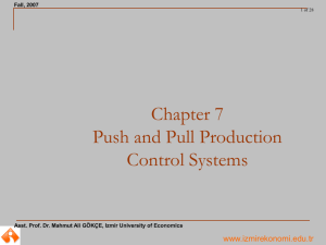 Push and Pull Production Control Systems