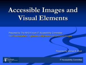Accessible Images and Visual Elements