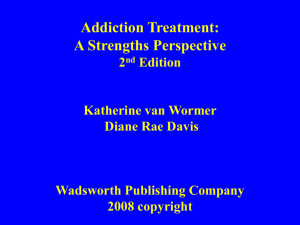 Power Point for Katherine van Wormer and Diane Rae Davis