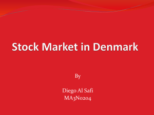 Stock Market in Denamrk