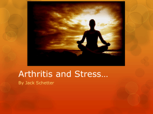 Arthritis and Stress*