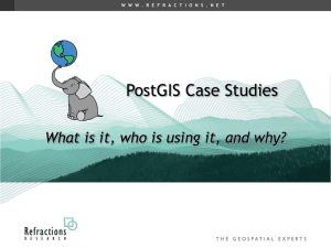 PostGIS Case Studies