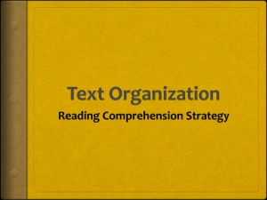 Text Organization