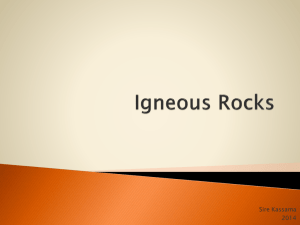 Igneous Rocks - WordPress.com