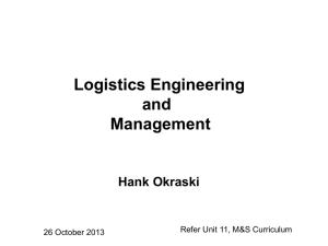 Integrated Logistics Support (ILS)