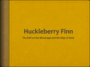 Huckleberry Finn - De Anza College