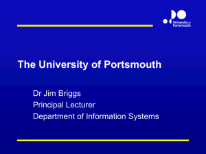 The University of Portsmouth - TEIS - UK Telemedicine and E