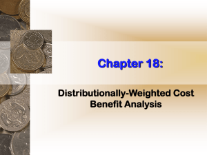 distributional weights