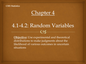 4.1-4.2: Random Variables
