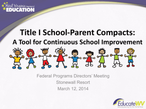 Title I School-Parent Compacts