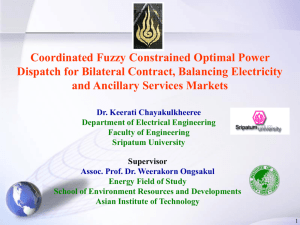 Optimal power dispatch for bilateral contract and balancing