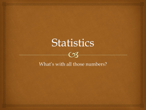 Statistics, Part 9