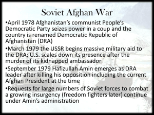 Soviet Afghan War