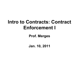 Contract Enforcement II