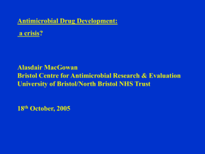 Antibacterial drug development