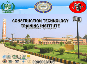 Civil Engineering - Construction Technology Training Institute