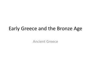 lecture 8a: bronze age conclusion