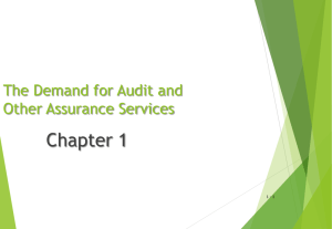Chapter 1 * The Demand for Audit and Other