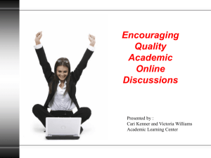 Online Discussions - St. Cloud State University
