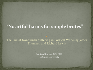 No artful harms for simple brutes