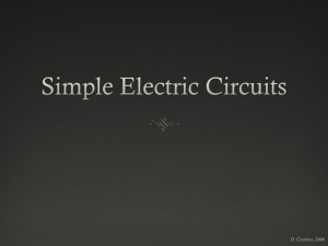 Simple Electric Circuits