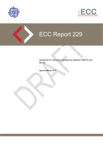 Draft ECC Report GSM-R