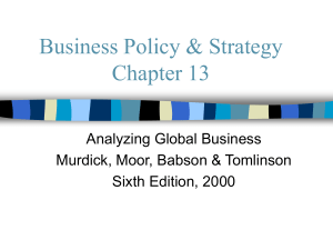 Chapter 13 - Global Business Delta Airlines