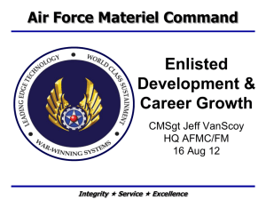 Enlisted Development and Career Growth Opportunities