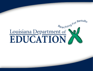 NRT Score - Louisiana Department of Education