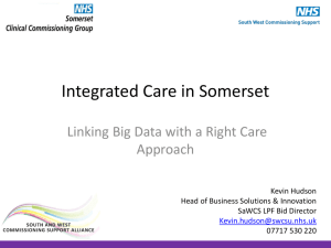 Integrated Care in Somerset