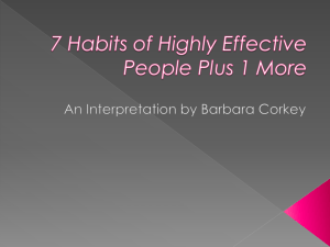 7 Habits of Highly Effective People