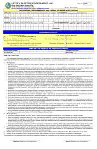 Change of registration 2014 - Leyte V Electric Cooperative