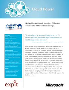Customer Solution Case Study National Bank of Kuwait Virtualizes