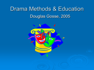 Drama Methods & Education