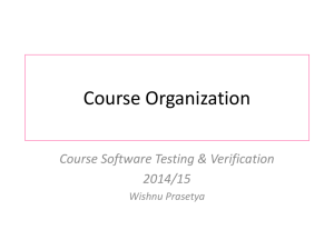 Basic Concepts of Software Testing