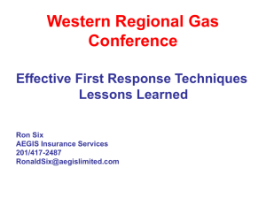 aegis - Western Regional Gas Conference